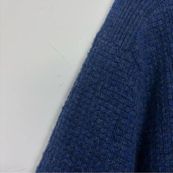 Pendleton Men's Blue Washable Wool Woolen Mills Pullover 1/4 Quarter Zip XL - Picture 4 of 11